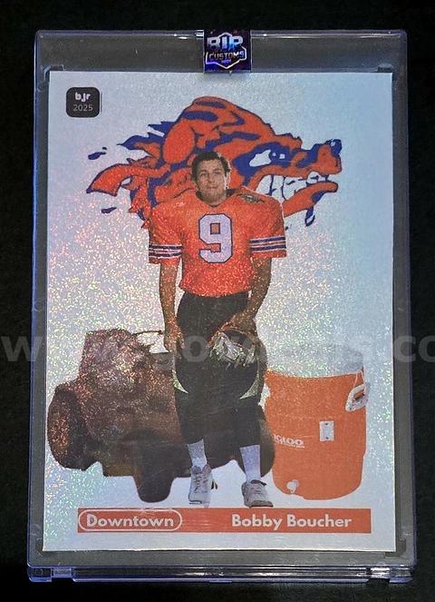 SPECIAL COLLECTIABLE BOBBY BOUCHER "DOWNTOWN" JUMBO CARD