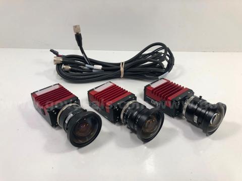 Lot of 3 - Allied Vision Tech AVT Prosilica GT1930C Color Camera with Lens