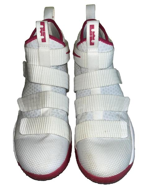 RARE/Nike Lebron Soldier Mens 17 XI TB Promo Basketball Shoes White 16.5 NEW *WILL SHIP*