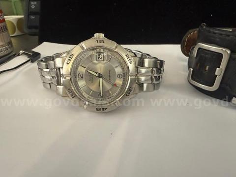 (2) Vintage Guess Watches, Working/Non-Working
