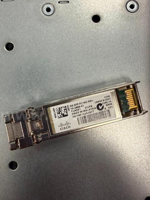 Lot of 192 Cisco DS-SFP-FC16G-SW 16Gb Fibre Channel SFP+ Transceivers LC MMF