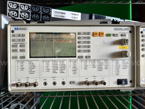 Lot of 2x – Agilent E4480A CERJAC 156MTS SONET Maintenance Test Sets