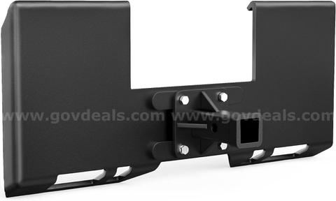 FREE SHIPPING - NEW 3/8" Skid Steer Mount Plate w/ 2" Removable Receiver Hitch