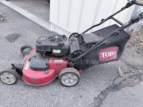 TORO Timemaster 30" dual blade mower with bagger.