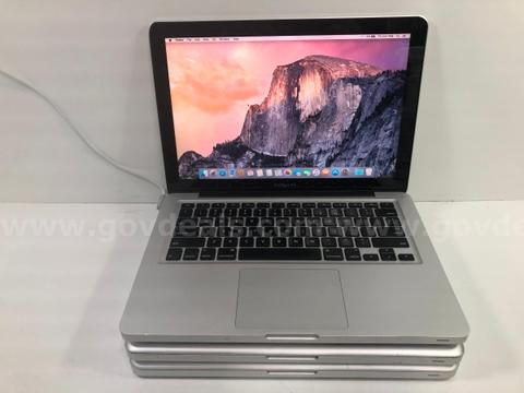 Lot of 3 - Apple MacBook Pro, 13.3", i5, 8GB RAM, 120GB SSD