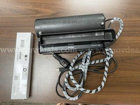 Pocket Jet Printers (2) lot with Car mount and Thermal Paper
