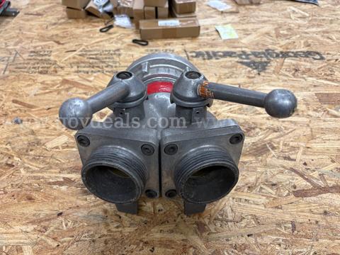 Gated Y: 4" Stortz to 2.5"M