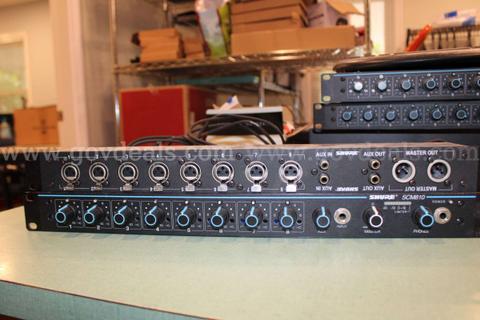 SHURE AUTOMATIC MIC MIXER & XLR CONNECTOR