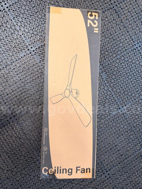 FREE SHIPPING NEW 52" Flush Mount Ceiling Fan with LED Light & Remote – New – Free Shipping