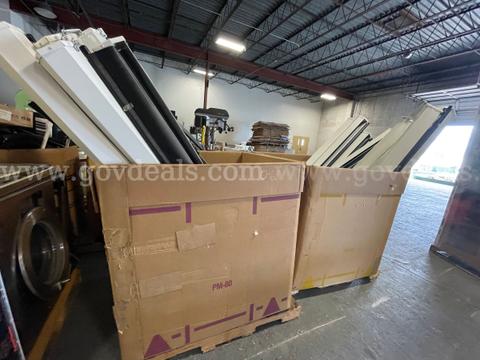 2 pallets of LUMA 2 projection screens