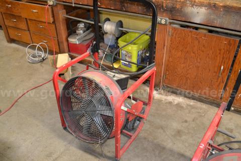 SUPER VAC VR2 ELECTRIC FAN:1200CFM LOW/20000CFM HIGH