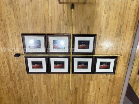 Lot of (7) Framed prints of outdoor photos