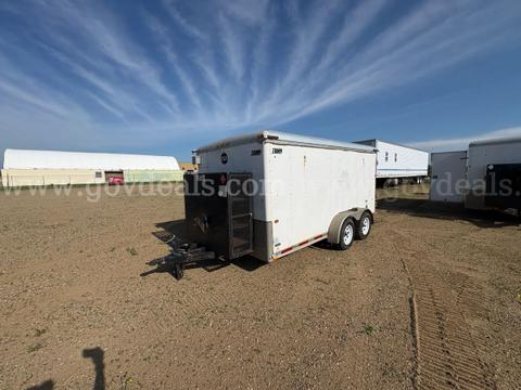 2002 Wells Cargo 8 X 16 FT T/A Enclosed Trailer