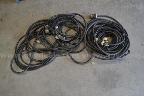 FOUR (4) ASSORTED LENGTH EXTENSION CORDS
