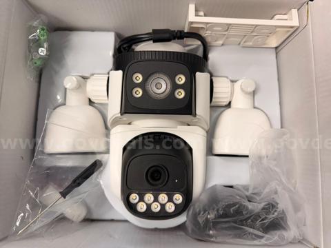 FREE Shipping - New Triple Lens WiFi PTZ Security Camera 2K 360 View Auto Tracking Two-Way Audio
