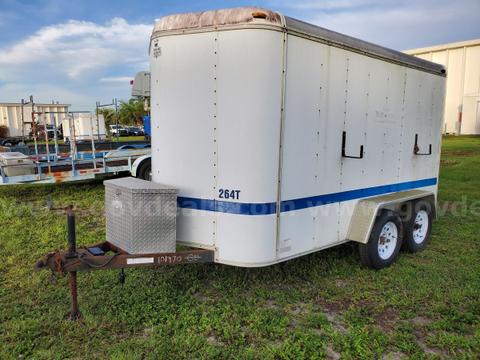 6X13 DUAL AXLE ENCLOSED TRAILER