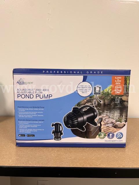 NEW Aquascape AquaSurge 2000-4000 Adjustable Flow Fish Pond Pump