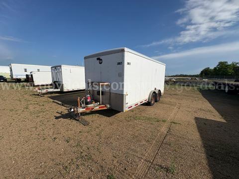 2004 Wells Cargo 8 X 16 FT T/A Enclosed Trailer