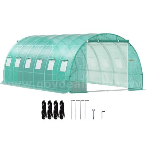 FREE SHIPPING - 20x10x7 Walk-In Tunnel Greenhouse Portable Hoop House FREE SHIPPING