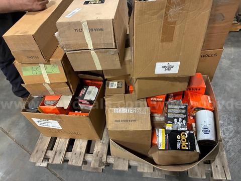 Pallet of Fram, NAPA, WIX, Baldwin, Misc fliters