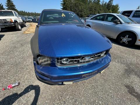 Blue 2006 Ford Mustang V6 Deluxe Convertible