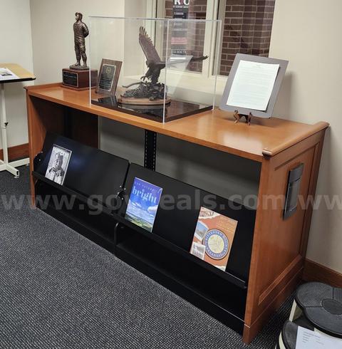 One Large Library Display Case Only