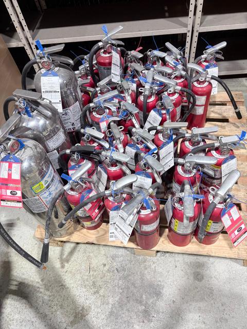 Fire Extinguishers QTY: 33