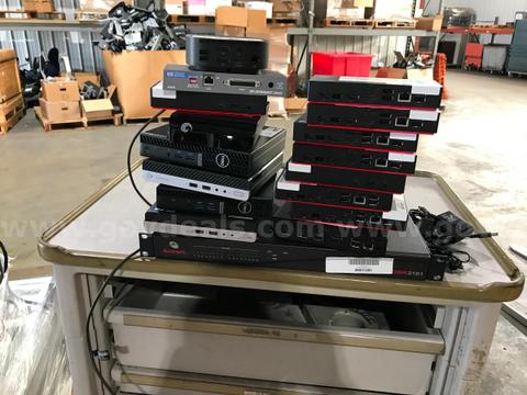 LOT OF MINI PC AND ASSORTED ELECTRONICS ON ONE PALLLET.