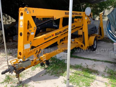 HAULOTTE 5533A Towable Articulated Boom Lift, 61’3” Working Height,