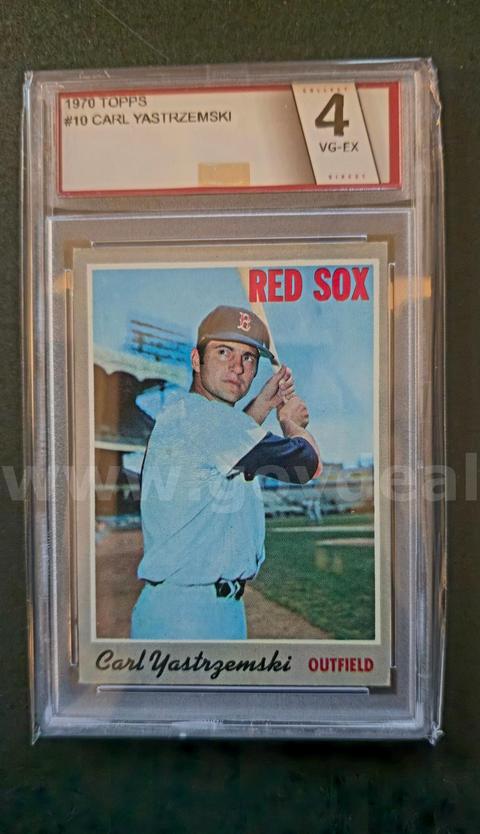 1970 TOPPS #10 CARL YASTRZEMSKI GRADED CARD