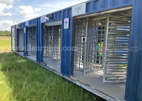 Turnstile Connexes, Personnel Gates, Badge Readers and Barricade, Qty 5