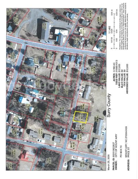 0.168 Acres on Price Street, Mount Airy, NC 27030 (PIN 502015622827)