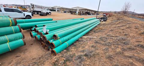 Line Pipe, 12in, .375 WT, API-5L X-42, Seamless 14-16 MILS FBE, Approx Qty 22 Jts, 957Ft