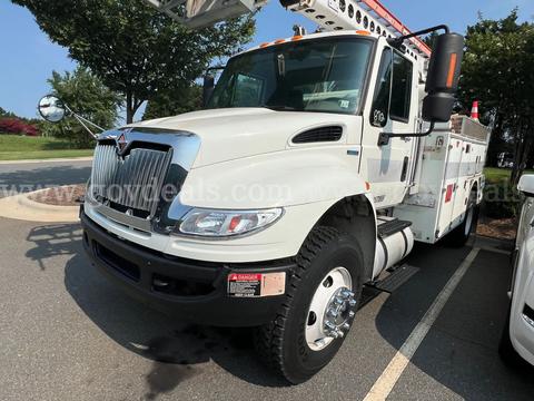2010 Altec AT40C Cable Placer Mtd on 2011 International DuraStar 4300 S/A Truck