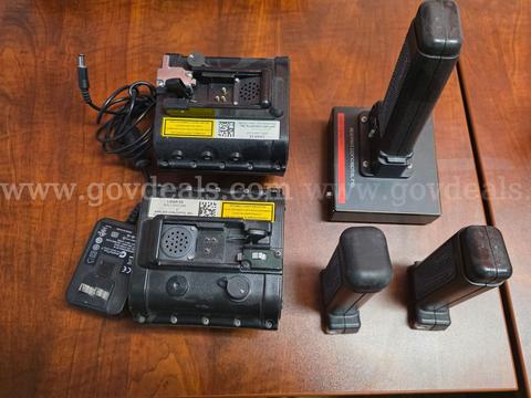 (2) Stalker LIDAR XS Speed Enforcement Guns w/ (3) Batteries, Charging Dock & Cable - Working
