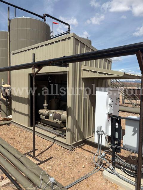 Enclosed Vapor Recovery Unit (VRU), Skid-mounted Rotary Screw Compressor Package