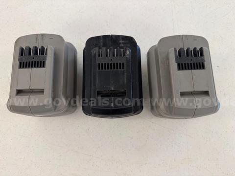 (3) DeWalt 24V Batteries