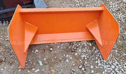 Mini skid steer snow pusher 36 inch