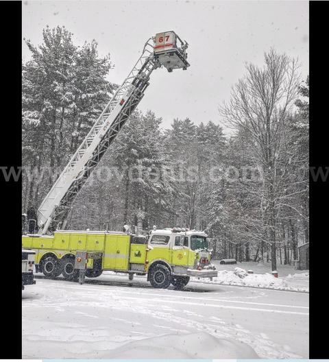 1983 Mack 85FT Tower Ladder Fire Truck