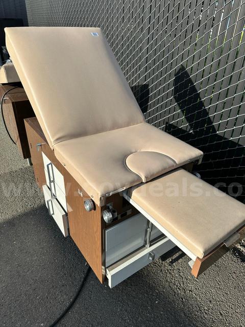 Hamilton Hide-A-Roll Medical Examination Table w/ Storage Drawers & Adjustable Backrest