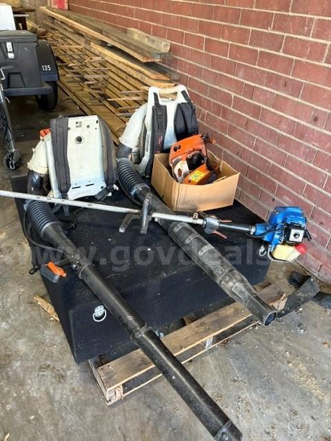 Lot of Landscaping Equipment