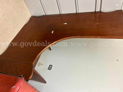 Dark Brown Office Desk