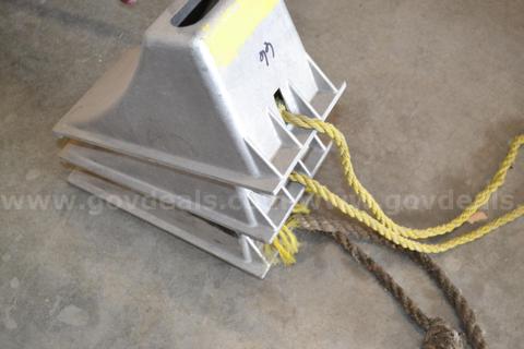 Lot to include three (3) wheel chocks