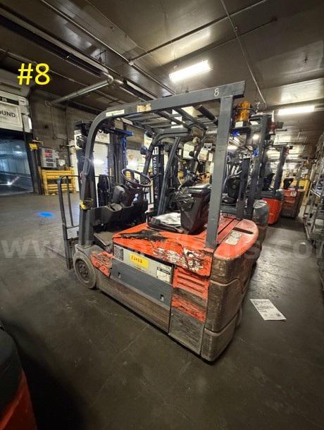 Lot of 6 Used Toyota Forklifts - batteries included