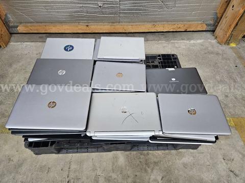 Laptops - Lot of 76 Laptop Computers / Mixed Brands and Models