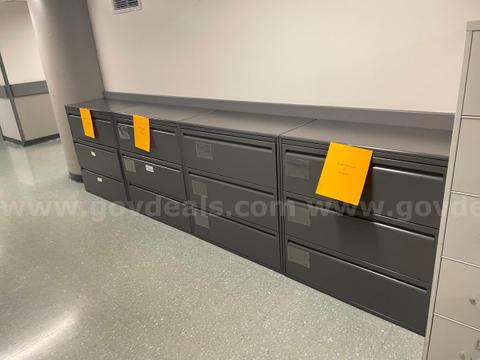 Qty (9) file cabinets