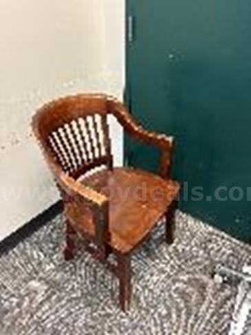 Wooden Chair with Arms