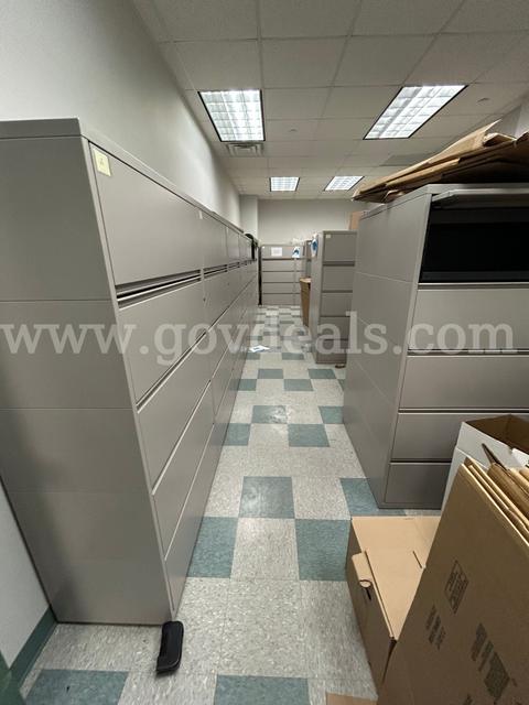 One lot of (50) USED, 5 Draw cabinets (4th Floor)
