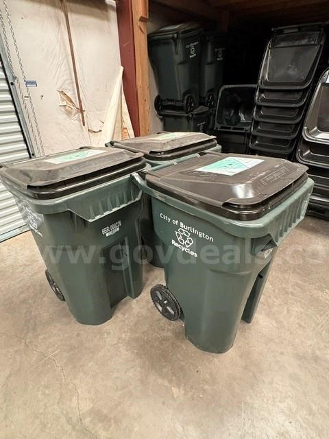 Lot of Three (3) Recycling Containers (NEW)