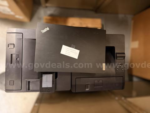 4 x Lenovo Thinkpad 15 Gen 3 Laptops& 4 x HP 400 dne LaserJet Pro Printers